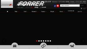 What Forrercdjr.com website looked like in 2018 (6 years ago)