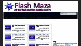 What Flashmaza.blogspot.in website looked like in 2018 (6 years ago)