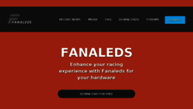 What Fanaleds.com website looked like in 2018 (6 years ago)