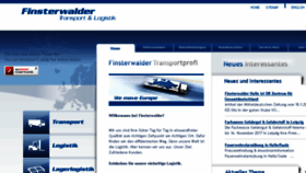 What Finsterwalder.com website looked like in 2018 (6 years ago)
