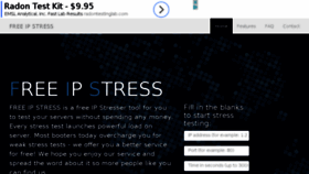 What Freeipstress.com website looked like in 2018 (6 years ago)