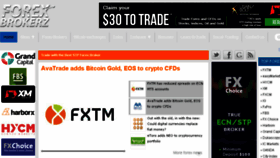 What Forexbrokerz.com website looked like in 2018 (6 years ago)