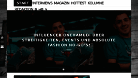 What Fivmagazine.de website looked like in 2018 (7 years ago)