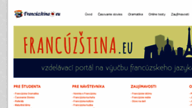 What Francuzstina.eu website looked like in 2018 (6 years ago)