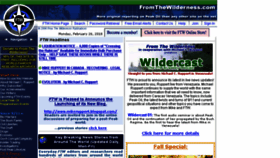 What Fromthewilderness.net website looked like in 2018 (6 years ago)