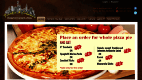 What Frankiejohnniesnypizza.com website looked like in 2018 (6 years ago)