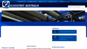 What Flexistrut.com.au website looked like in 2018 (6 years ago)