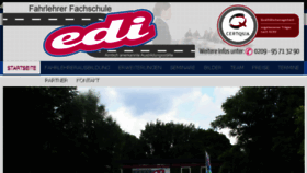 What Fahrlehrerausbildung-edi.de website looked like in 2018 (6 years ago)
