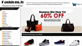 What Fashions.fr website looked like in 2018 (6 years ago)