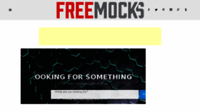 What Freemocks.com website looked like in 2018 (6 years ago)