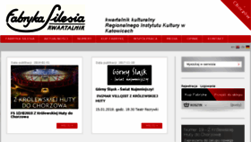 What Fabrykasilesia.pl website looked like in 2018 (6 years ago)