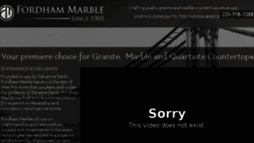 What Fordhammarble.com website looked like in 2018 (6 years ago)