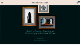 What Framerspointe.com website looked like in 2018 (6 years ago)