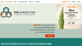 What Fonconsulting.com website looked like in 2018 (6 years ago)