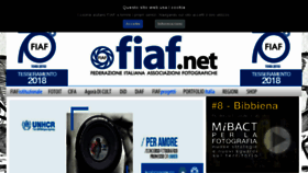 What Fiaf-net.it website looked like in 2018 (6 years ago)
