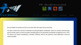 What Fm-oberflaechentechnik.de website looked like in 2018 (6 years ago)