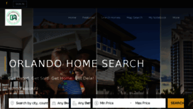 What Findhomesforsaleinorlando.com website looked like in 2018 (6 years ago)