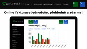 What Fakturovac.cz website looked like in 2018 (6 years ago)