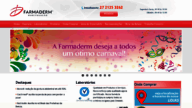What Farmaderm.com.br website looked like in 2018 (6 years ago)
