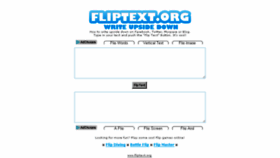 What Fliptext.org website looked like in 2018 (6 years ago)