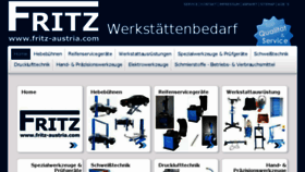 What Fritz-austria.com website looked like in 2018 (6 years ago)