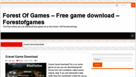What Forestofgames.com website looked like in 2018 (6 years ago)