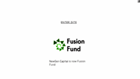 What Fusionfund.com website looked like in 2018 (6 years ago)