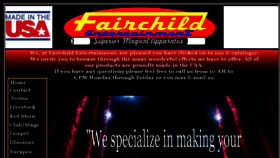 What Fairchildmagic.com website looked like in 2018 (6 years ago)