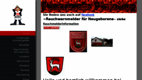What Feuerwehr-pleinting.de website looked like in 2018 (6 years ago)