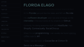 What Floridaelago.com website looked like in 2018 (6 years ago)