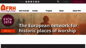 What Frh-europe.org website looked like in 2018 (6 years ago)