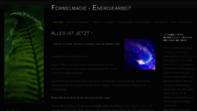 What Formelmagie.com website looked like in 2018 (6 years ago)