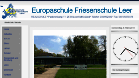 What Friesenschule.eu website looked like in 2018 (6 years ago)
