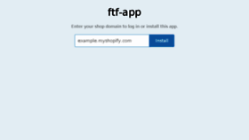 What Fraud-filter.shopifyapps.com website looked like in 2018 (6 years ago)