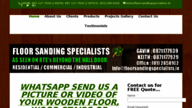What Floorsandingspecialists.ie website looked like in 2018 (6 years ago)