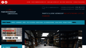 What Fabrieksverkoopgenemuiden.nl website looked like in 2018 (6 years ago)