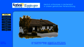 What Ferienwohnung-egginger.de website looked like in 2018 (6 years ago)