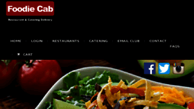 What Foodiecab.com website looked like in 2018 (6 years ago)