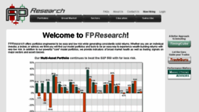 What Fpresearch.com website looked like in 2018 (6 years ago)
