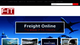 What Freight-online.co.uk website looked like in 2018 (6 years ago)