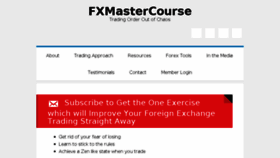 What Fxmastercourse.com website looked like in 2018 (6 years ago)