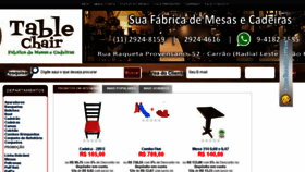 What Fabricademesasecadeiras.com.br website looked like in 2018 (6 years ago)