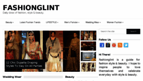 What Fashionglint.com website looked like in 2018 (6 years ago)