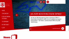 What Falkennrw.de website looked like in 2018 (6 years ago)
