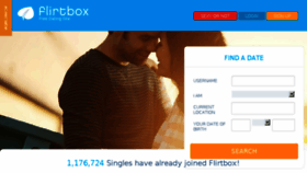 What Flirtbox.ie website looked like in 2018 (6 years ago)