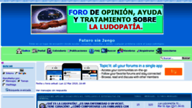 What Futurosinjuego.org website looked like in 2018 (6 years ago)