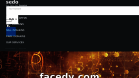 What Facedy.com website looked like in 2018 (6 years ago)