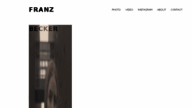 What Franzbecker.net website looked like in 2018 (6 years ago)