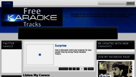 What Freekaraoketracks.blogspot.com website looked like in 2018 (6 years ago)