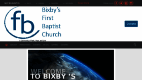 What Fbcbixby.org website looked like in 2018 (6 years ago)